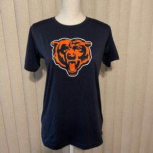 NFL Team Apparel Navy Shirt Chicago Bears Top Size Youth XL 16/18